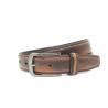 Buy cheap Custom 140cm Mens Leather Dress Belt With Zinc Alloy Buckle from wholesalers