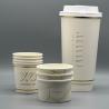 Buy cheap Custom Takeway Portable Kraft Craft Cup Hotel Restaurant Paper Coffee Cups Double Wall With Lids from wholesalers