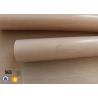 Buy cheap 0.11mm 245gsm Brown PTFE Coated Fiberglass Fabric Cloth Plain Weave from wholesalers