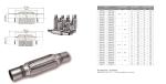 Ss409 45×152mm Id 1.75" Stainless Steel Exhaust Parts Flex Pipe
