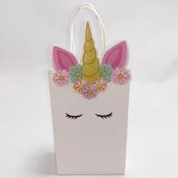 Buy cheap Personalised White Paper Bags Decoration Stand Up Pouch Easy To Carry product