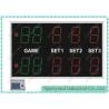Buy cheap Sports Electronic Tennis Scoreboard With Wireless RF Control , Gymnasium Scoreboard from wholesalers