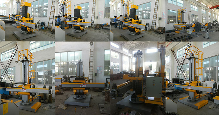 VFD Automatic Tank Welding Manipulators For Straight Seam / Circle Seam Welding