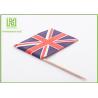Buy cheap Flag Food Picks Cocktail Accessories , Square Round British / American Flag Toothpicks from wholesalers
