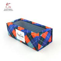 Buy cheap Creative Fashionable CMYK 4C Printing Hard Cardboard Gift Boxes , Sock Gift product