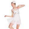 Buy cheap MiDee Lyrical Ballet Dance Costume Dresses Tank Top Illusion Sweetheart Sequins Joints Mesh Competition Dressing from wholesalers