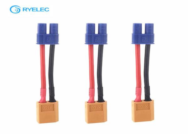 Buy cheap 2pin XT60 male to 2pin EC3 female battery connector conversion wire harness from wholesalers