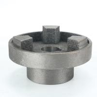 Buy cheap OEM 105mm Iron Casting Three Jaw Coupling Agri Spare Parts product