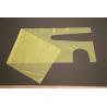 Buy cheap Yellow Disposable Apron , Disposable Plastic Smocks For Haircut Or Home Cleaning from wholesalers