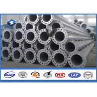 Buy cheap 550kv Transmission Electrical Steel Tubular Pole 160 Km / Hour Wind Speed product