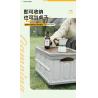 Buy cheap Car trunk storage box Outdoor camping storage box Folding camping organizer Wooden lid picnic storage box from wholesalers