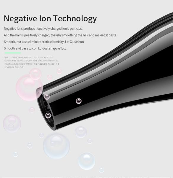 Buy cheap Ionic Electric Low Radiation Hair Dryer , 2400 Watt Hair Dryer Commercial 110V 240V from wholesalers