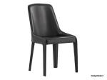 Elegant Bonaldo Lamina Fiberglass Dining Chair With Strong Steel Frame