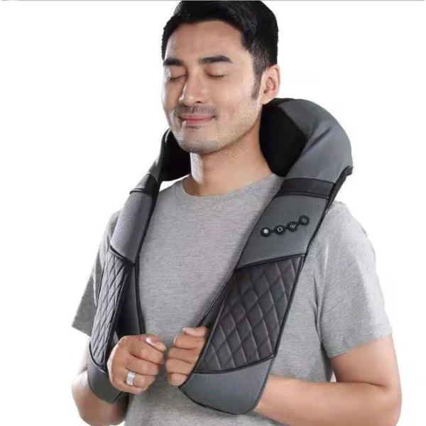 Buy cheap Wireless Massage Shawl Gray Cordless Neck And Shoulder Massager from wholesalers