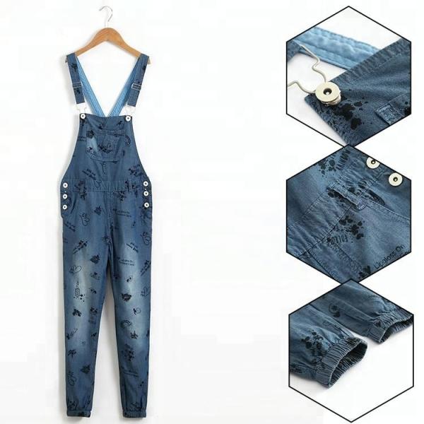 Buy cheap 8 - 16 Years Teen Girls Denim Clothes Suspender Jeans Bib Pants Custom Design from wholesalers