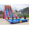 Buy cheap 10m High Adults Giant Commercial Inflatable Water Slides Made of 0.55mm pvc tarpaulin from wholesalers