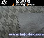 Polyester Knit Burnout Design Velvet Fabric Houndstooth Car Mat/ sofa upholstery