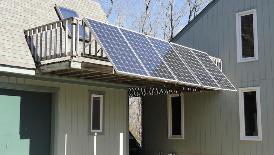 Mono Crystalline Balcony Solar System Panel On Grid 800W With Bracket