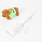 POE See Through Umbrella Clear Transparent Pet Dog Umbrella With Chain
