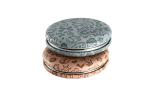 Debossing Cosmetic Compact Mirror Purse Cute Pattern PU Leather