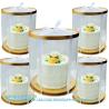 Buy cheap Tall Clear Cake Boxes With Ribbon - Gold Round Clear Cake Box For Birthday Cake | Wedding Cake Transparent Cake Box from wholesalers