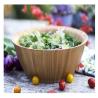 Buy cheap Round Shaped Bamboo Salad Set Fruit Bowl High Temperature Tolerance from wholesalers