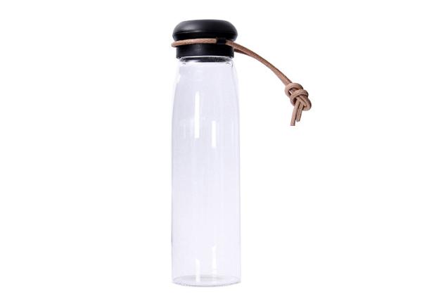 Buy cheap 600ml Glass Water Drinking Bottles / Eco Friendly Glass Water Bottles from wholesalers