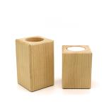 Beech wooden candle stand wooden candle holders wooden candle sticks