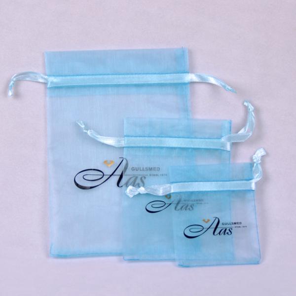 Buy cheap SA8000 SMETA Organza Drawstring Pouch , LOGO Screen Print Organza Jewelry Bags from wholesalers
