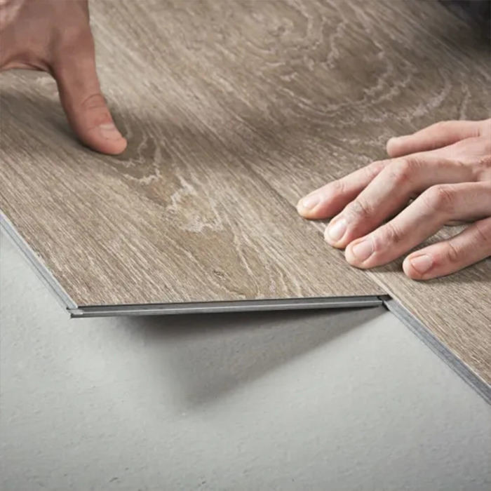 Lightweight Durable Waterproof SPC Vinyl Flooring Hard Core 230mm*1220mm