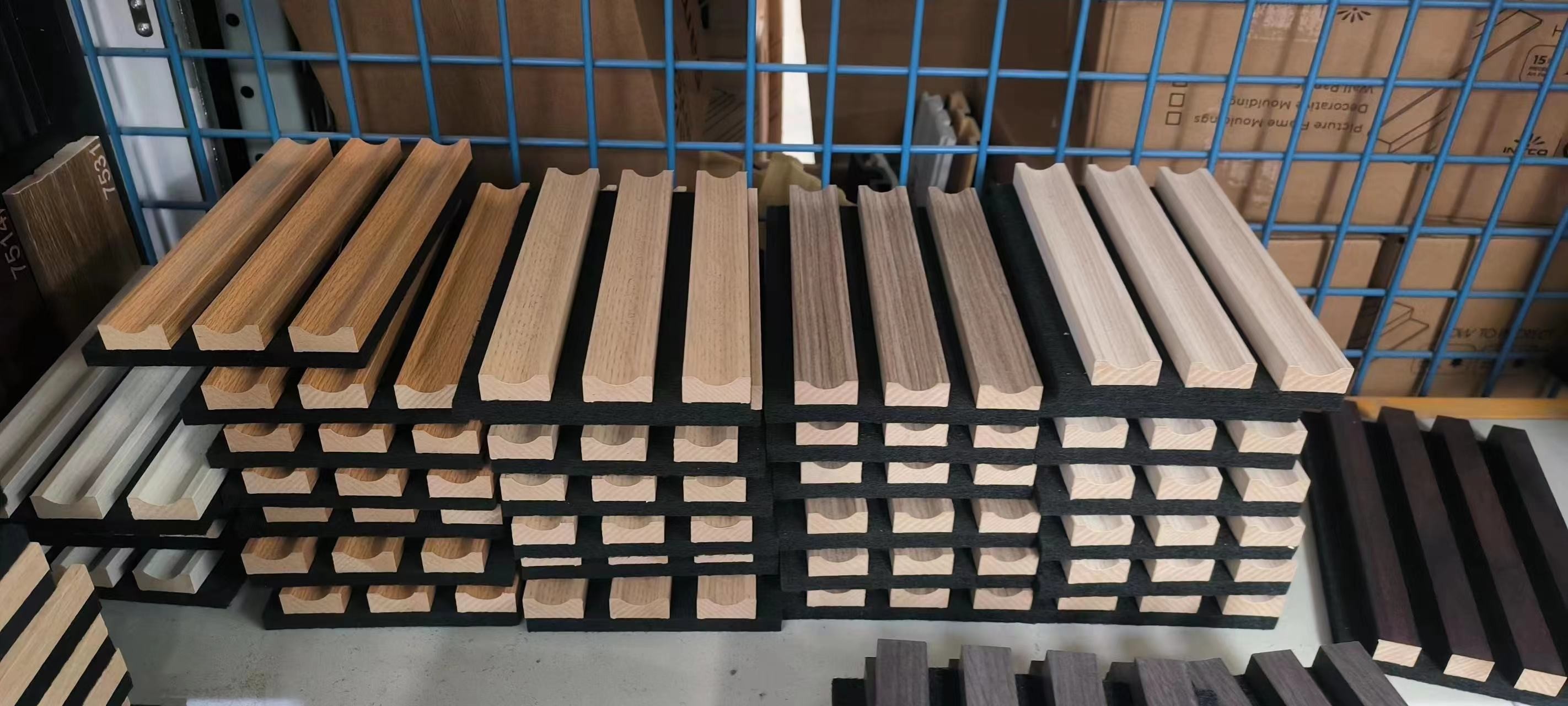 21*600*2400mm Soundproof Acoustic Fluted Board Panel For Interior Decoration