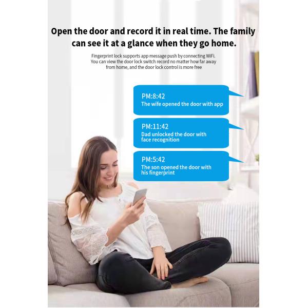 S931Max Automatic Fingerprint Door Lock USmart GO Intercom Lock For Door