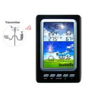 Buy cheap Colorful Weather Station Rain Pressure Wind Speed Direction Weather Center Solar product