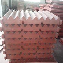 crusher spare parts high manganese steel crusher jaw plate movable jaw plate