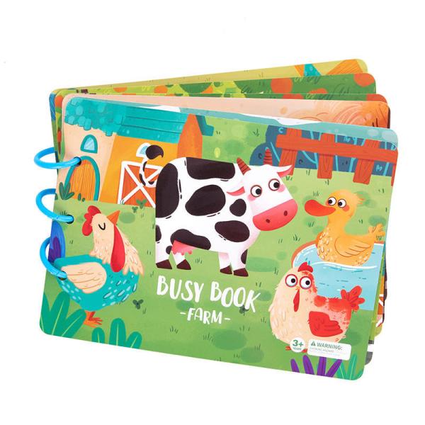 Buy cheap Early Educational Children Paper Book Printing Preschool Quiet Book Teaching Aids from wholesalers
