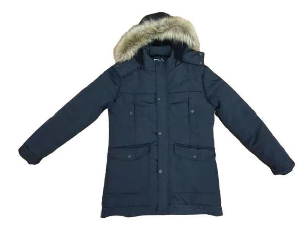 Buy cheap Tall Mens Long Padded Winter Coats With Hood Zipper Closure from wholesalers