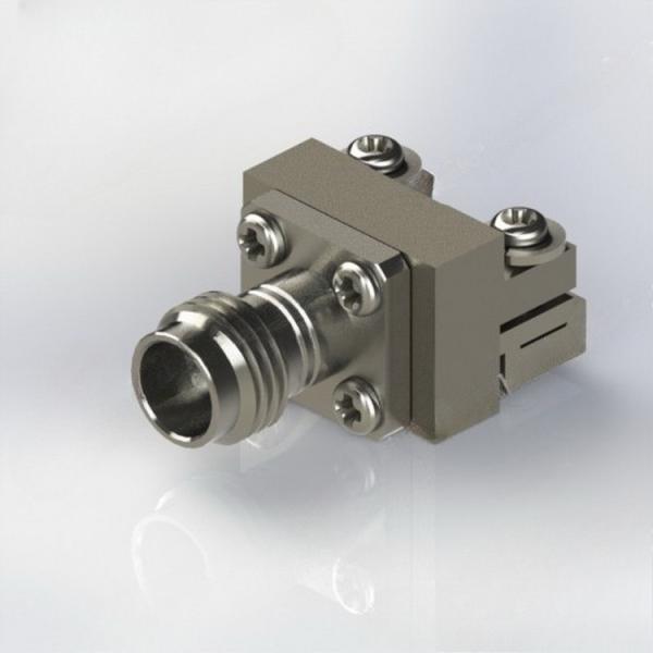 Buy cheap 2.4-KHD RF Coaxial Cable Connectors DC-50G Flange Straight Through PCB 50 Ohm from wholesalers