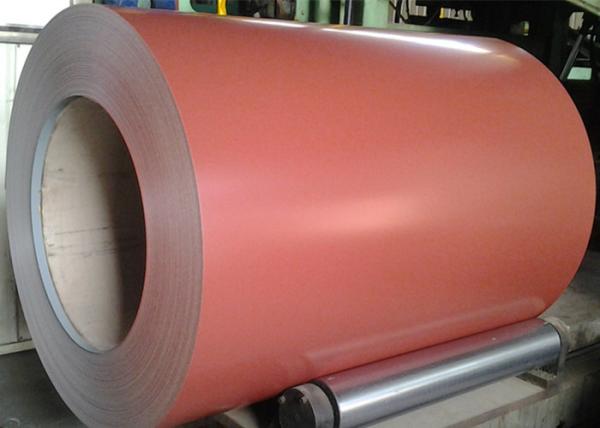 Buy cheap Brown Prepainted Galvalume Steel Coil 55% AZ30-100 Painting 4+14/5-7 from wholesalers