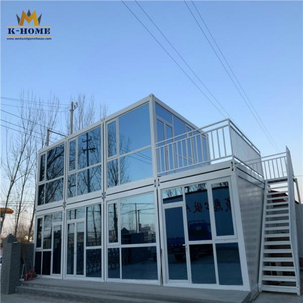 Buy cheap Two Story Sandwich Panel Container House Good Strong And Good Looking from wholesalers