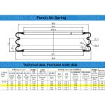 F-600-3 Yokohama Air Spring Actuator Rubber Punch Air Shock Cross S-600-3R