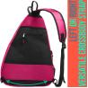 Buy cheap Unisex Tennis Racket Bag Multi Pocket Polyester Black Crossbody Bag from wholesalers
