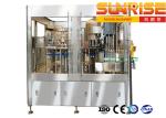 24 Flushing Heads Water Injection Machine , PET Bottled Water Line