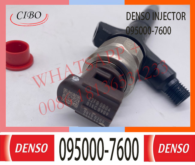 Genuine Common Rail Diesel Engine Fuel Injector 095000-7600 23670-0R160 For TOYOTA