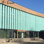 Aluminum louver, exterior louver, aerowing louver blades for architecture