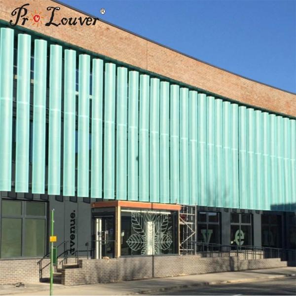 Aluminum louver, exterior louver, aerowing louver blades for architecture