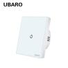 Buy cheap UBARO 1gang Tempered Glass Touch Switch Panel 86*86mm 100-240VAC Input from wholesalers