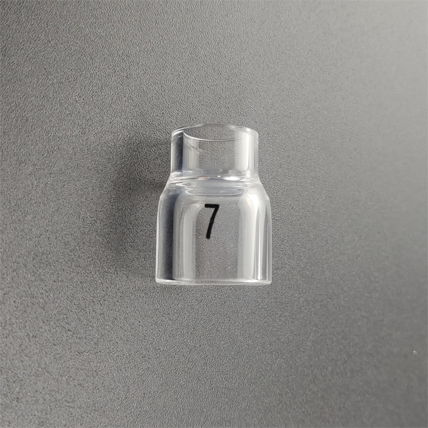 ODM Supported UPPERWELD 13NQ11-7 Clear Glass Nozzle Tig Accessories for Welding Torch