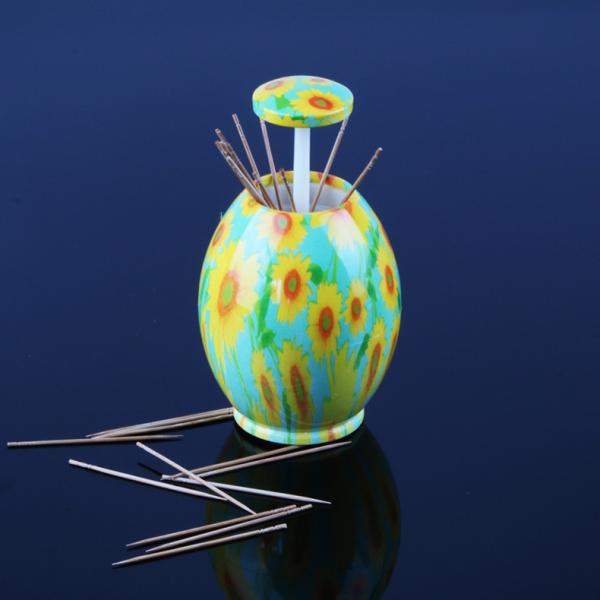 Buy cheap Desktop Hotel Sunflower Printing Portable Toothpick Holder from wholesalers