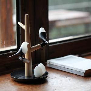 Wholesale Motion Activated LED Sculpture bird Lamp dimming HomeTree Technology – Wireless Charging Beech Maglamp from china suppliers