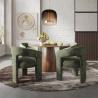 Buy cheap Modern 6 Person Round Dining Room Sets With Wooden Chairs from wholesalers